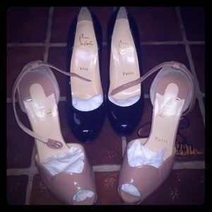 2 pairs Christian louboutin